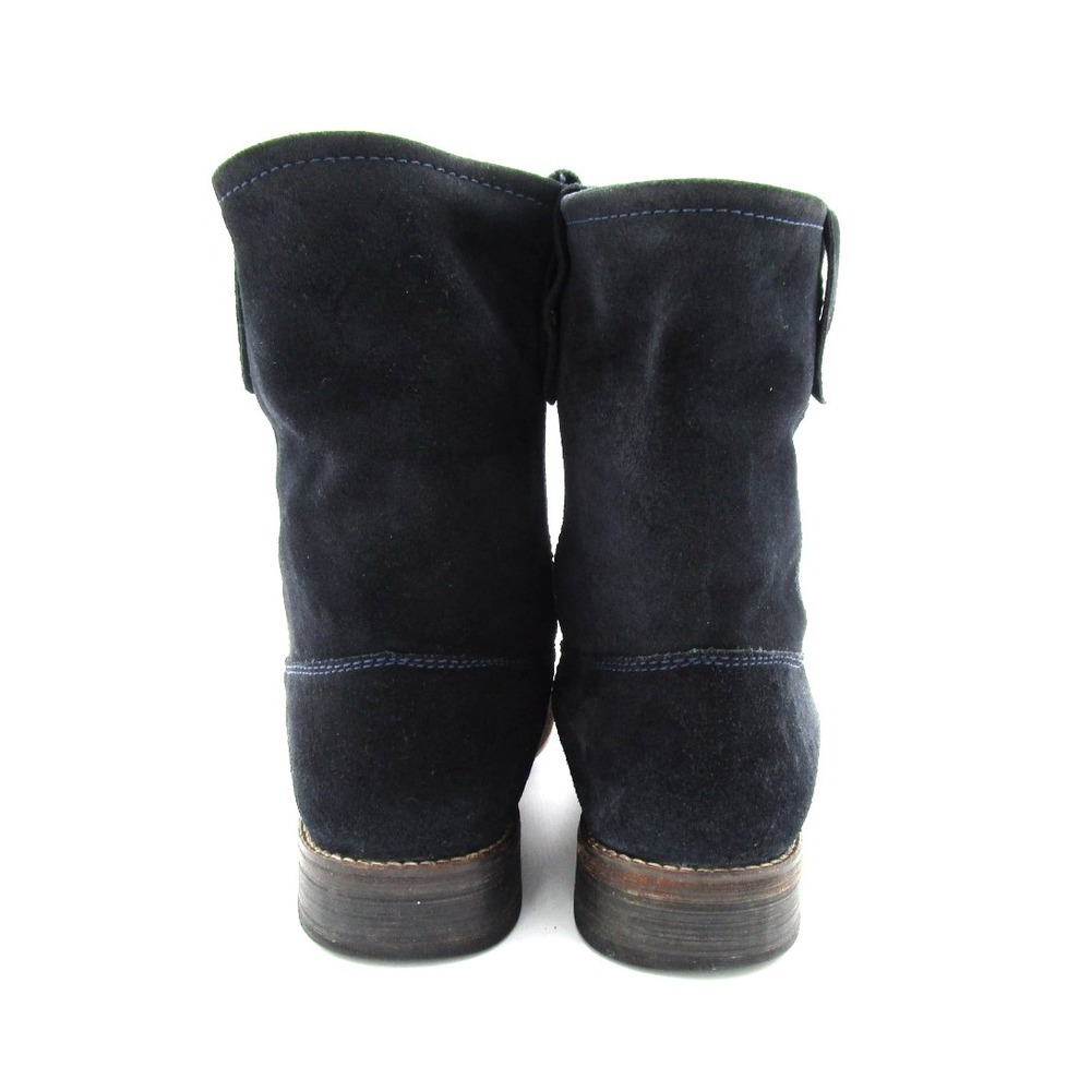 ZIGI Girl Canon Suede Ankle Booties Blue Women's Western Style Pull-on Sz 10M - Picture 5 of 9